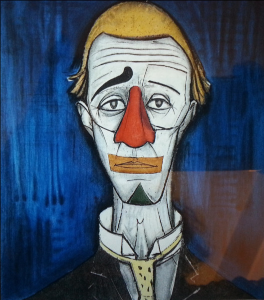 Quel artiste a peint en 1955 "Tête de Clown" ?
