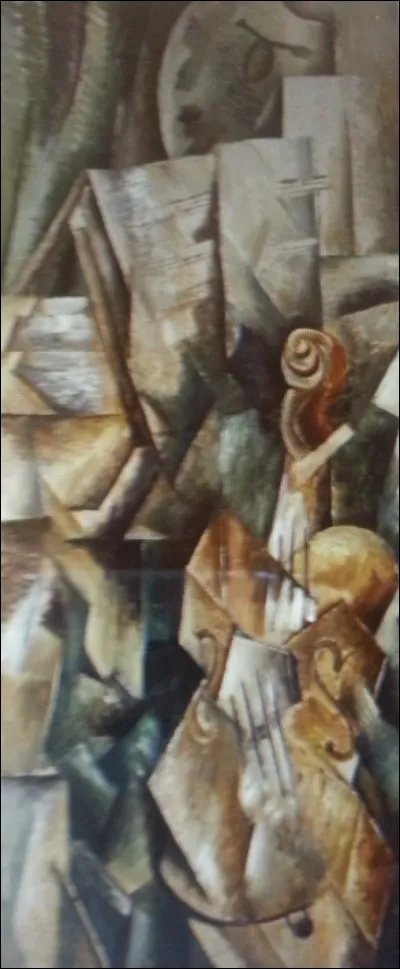 "Violon et Palette" est une uvre réalisée en 1910 ? Par quel artiste a-t-elle été réalisée ?
