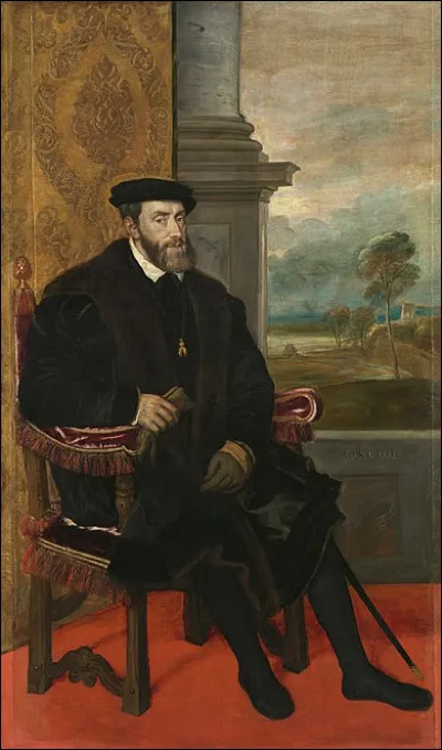 Qui a réalisé, en 1548, ce portrait de Charles Quint ?