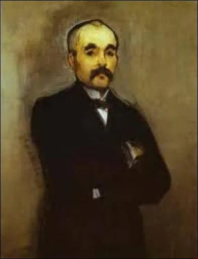 Quel peintre est l'auteur de ce portrait de Clemenceau, en 1879 ?