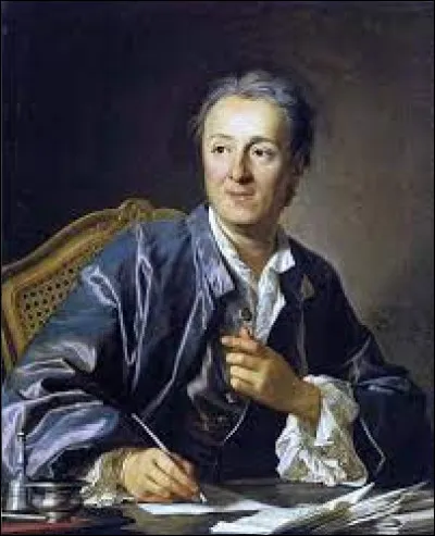 De qui est ce portrait de Diderot, en 1767 ?