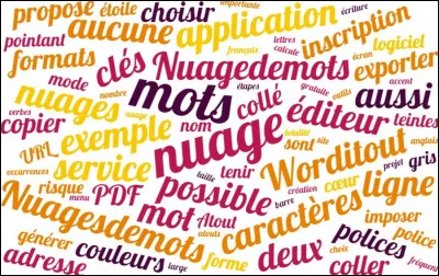 Choisis un mot parmi la sélection.