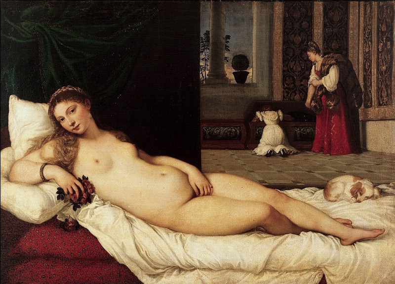 Il est l'auteur de la "Vénus d'Urbino", tableau peint en 1538 :