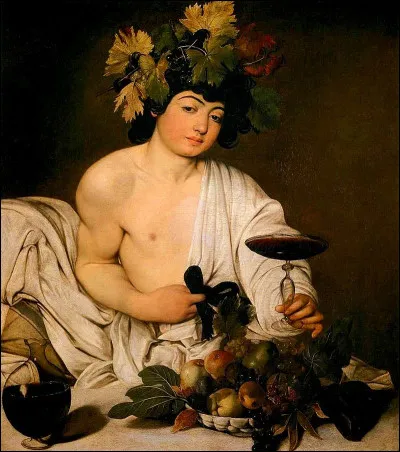 Il est l'auteur de "Bacchus", peint vers 1590 :