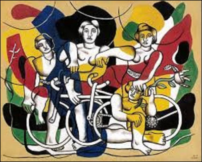 Peinture : 
Quel cubiste a réalisé, entre 1943 et 1948, cette toile intitulée ''Les Quatre cyclistes'' ?