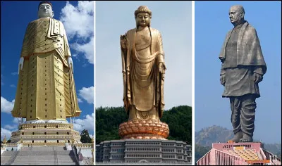 Quelle est la plus grande statue du monde d'une hauteur de 240 mètres ?