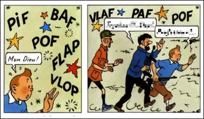 Publication pour la jeunesse oblige, Hergé ne fait parfois que suggérer les scènes de violence : quels sont les protagonistes de celle-ci ?