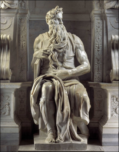 La statue de Moïse, réalisée vers 1513, est une sculpture de ...