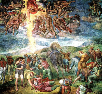 "La Conversion de saint Paul", fresque réalisée vers 1542, est une peinture de ...