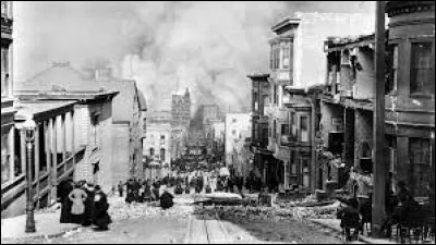 Quelle ville de Californie subit en 1906, un tremblement de terre de 8,2 sur l'échelle de Richter ?