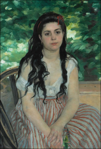 Auguste Renoir eut une aventure avec ce modèle, avant de l'épouser après le décès de son épouse Aline :