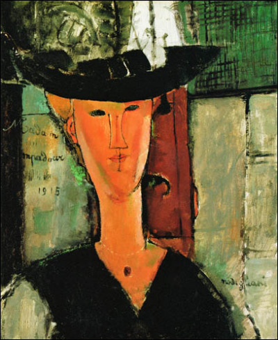 Qui Modigliani a-t-il représenté sur cette toile ?