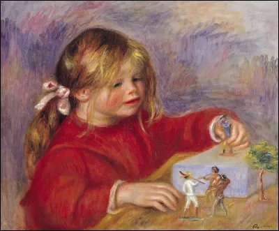 Renoir faisait, ici, le portrait de son fils :