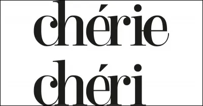 Qui chante "Oh Chéri chéri" ?