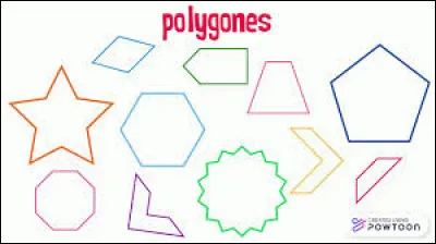 Un décagone est un polygone à 12 côtés.