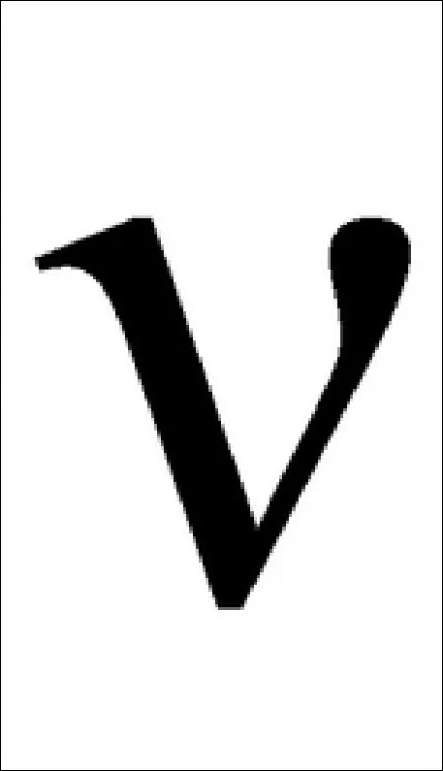Vrai ou faux ? Cette lettre est &laquo;nu&raquo; en minuscule.