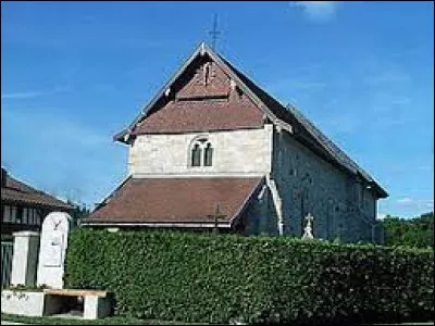 Vous avez sur cette image l'église sans clocher d'Écollemont. Village du Grand-Est, entre la rivière Marne et le lac du Der-Chantecoq, il se situe dans le département ...