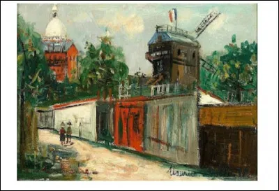 Guinguette en 1830, cabaret d&egrave;s 1870, music-hall &agrave; partir de 1924, studio de radio et de t&eacute;l&eacute;vision, le Moulin de la Galette a &eacute;t&eacute; un lieu de boh&egrave;me, de rencontres et de d&eacute;bauche qui en fera sa popularit&eacute; . Quel est ce peintre n&eacute; en 1833 &agrave; Montmartre qui ne cessera de s'inspirer de ce quartier mythique dans ses cr&eacute;ations ?