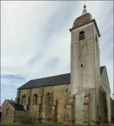 Nous sommes maintenant en Haute-Saône devant l'église Saint-André de Bougnon. Nous sommes dans l'ex région ...