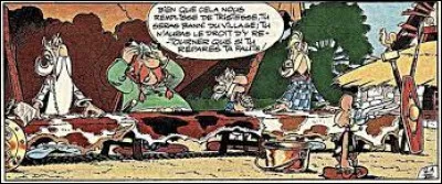 Dans quel album Astérix est-il banni du village ?