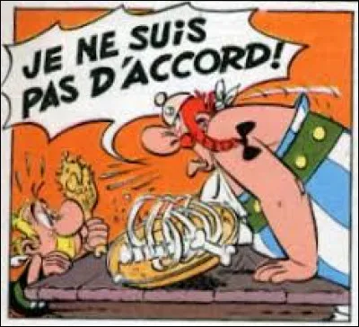 Dans "Le Cadeau de César", que boit Obélix après s'être disputé avec Astérix ?