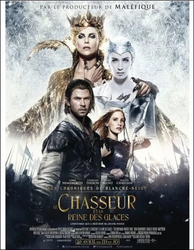 Dans "Le Chasseur et la Reine des Glaces", Ravena brise le miroir.