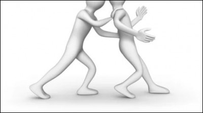 Si quelqu'un te pousse, comment réagis-tu ? (2)