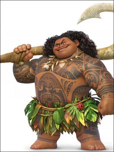Dans "Vaiana", comment l'homme tatoué sappelle-t-il ?