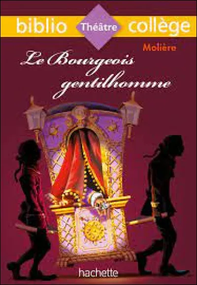 En quelle année la pièce "Le Bourgeois Gentilhomme" a-t-elle été représentée pour la première fois ?