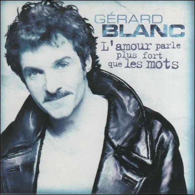 Pour Gérard Blanc, c'est "Une autre histoire". 

On oublie tous les gens
Tous les naufrages
........................................................
Je nsais pas comment ça sest passé
Je nsais pas pourquoi
Jai plus peur daimer