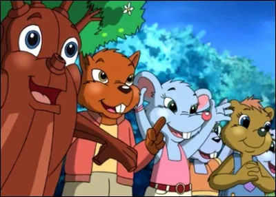 Dans "Les Copains de la forêt" comment s'appelle la souris que nous pouvons voir sur l'image ?