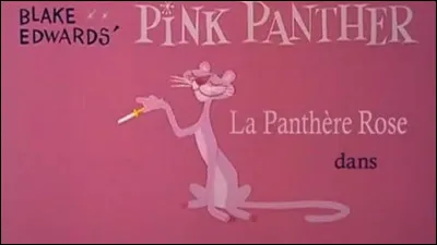 Quelle est la particularité du dessin animé de "La Panthère rose" ?