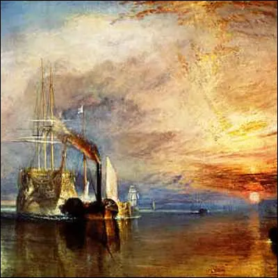 Quel peintre romantique anglais a réalisé la toile "Le Dernier voyage du Téméraire" ?