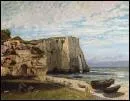Quel peintre raliste a ralis 'La falaise d'Etretat aprs l'orage' ?