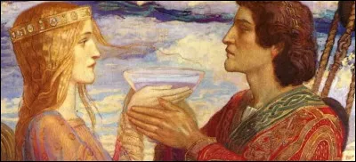 Tristan : - Je suis curieux de goûter de cet étrange breuvage, ma princesse.
Yseult : - Il sagit dun _______ damour, Tristounet, mon valeureux chevalier.
Tristan : - Ça a comme un petit arrière-goût de revenez-y, mais ça aurait, hum, plutôt, hum, tendance à _________ la gorge.
Yseult : - Ah oui, je vois tu mavais pourtant promis darrêter de fumer !
Tristan : - Bien sûr, cest toi qui parles aux oiseaux et cest moi qui fume de lherbe !