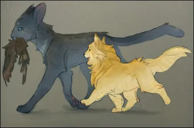 Au bout de quelques instants de lutte, tu parviens à griffer le museau de la guerrière. Étoile du Hibou vous ordonne alors de cesser le combat. Il déclare ensuite que tu as prouvé ton courage et ton habilité au combat et que tu es digne de te joindre au clan. Et il te donne ton nom de novice : Nuage d'Ardoise ! Comment réagis-tu ?