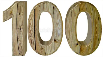 Comment écrit-on 100 en chiffres romains ?