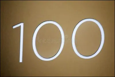 Comment s'écrit le nombre 100 en lettres ?
