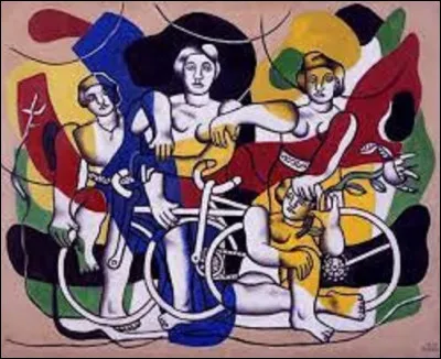 Quel cubiste a réalisé, entre 1943 et 1948, ce tableau intitulé ''Les Quatre Cyclistes'' ?