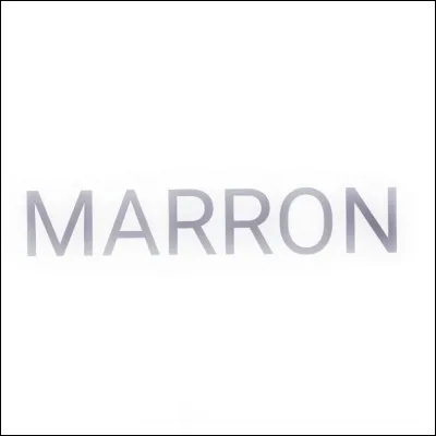 Quelle est cette couleur ?