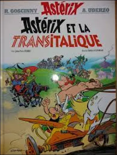 Que prédit une voyante à Obélix, dans "Astérix et la Transitalique" ?