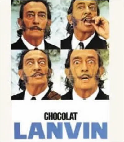 Dans les années 70, il fait une publicité pour le chocolat Lanvin. Quel était le slogan de l'époque ?
