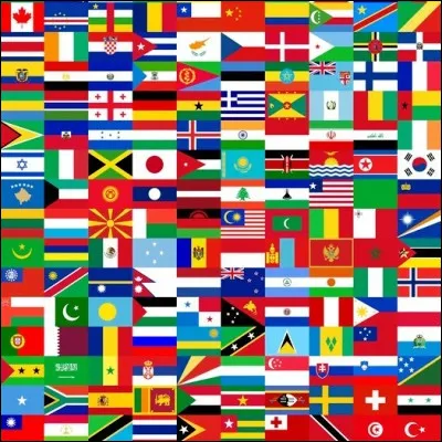 Quel drapeau national est le seul à ne pas être rectangulaire ?