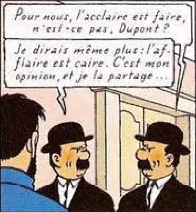 Dans quel album Dupond et Dupont apparaissent-ils pour la première fois ?