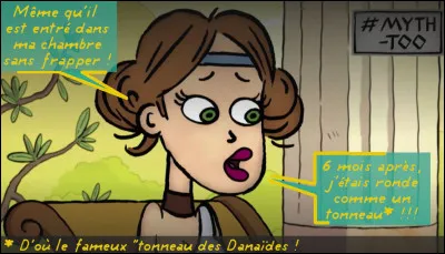 Le comportement, celui de Zeus lui-même, est sujet de discussions : quel fut-il envers la jeune et innocente nymphe [... ?...] ?