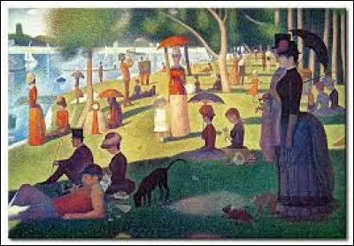 À quel peintre français doit-on ce tableau intitulé "Un dimanche après-midi à l'Île de la Grande Jatte" ?