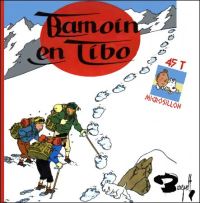 Tintin a même sorti un vinyle, en 1976 ! Bien sûr, il s'agit d'une reprise de ... [Qui donc ?]