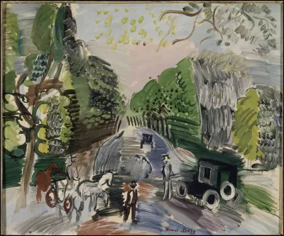 Cette peinture de Paris a-t-elle été réalisée par Marc Chagall ?