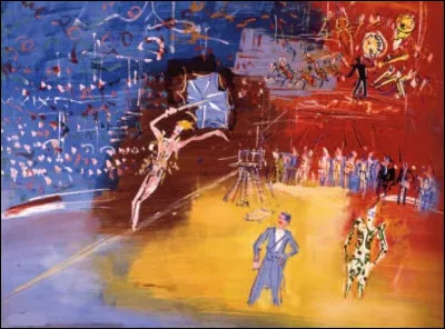 Et on termine avec une toile intitulée "Le Cirque en majesté. Qui est son peintre ?