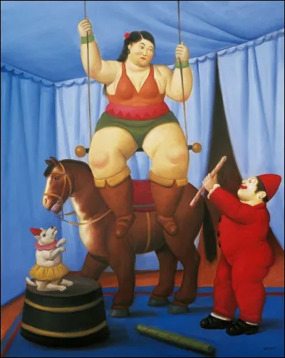 Voici, un peu moins svelte, la trapéziste du peintre :